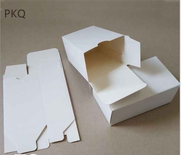 

gift wrap 50pcs blank kraft paper box white candy wedding favors package birthday party decoration boxes