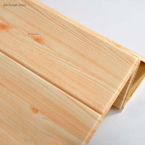 

wallpapers 3d pe foam wood grain panel wall sticker, used for children's room, home decoration, movable children, safe art mural,