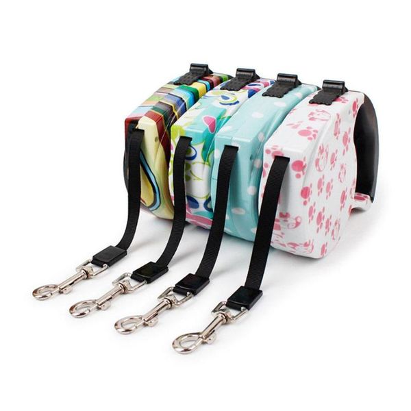 

retractable dog leash with anti-slip handle for dogs chain rope collars & leashes