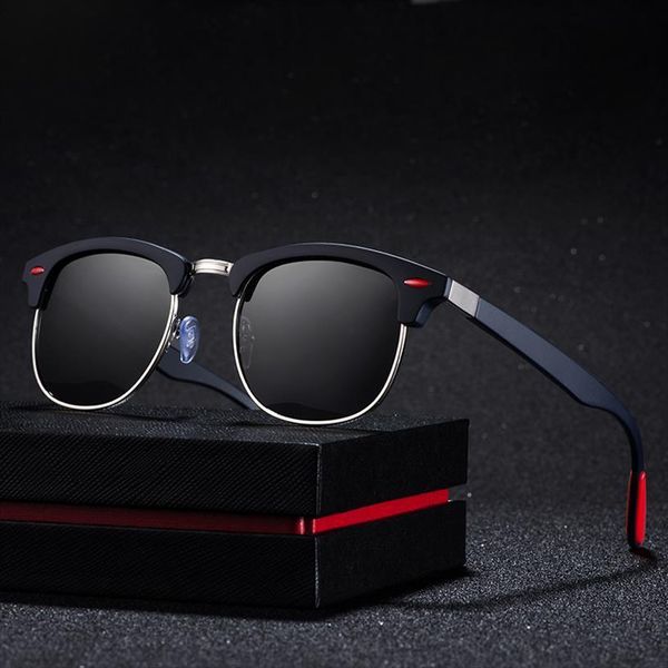 

polarized sunglasses men classic design all fit mirror sunglass women p3016, White;black