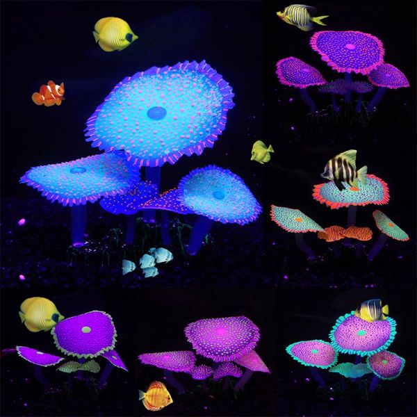 

fish tank decor ornament silicone coral aquarium decoration landscaping simulation d30 decorations