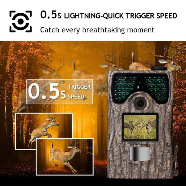 

hunting cameras camera 12mp 1080p ip56 waterproof trail with 48 pcs 940nm no glow ir leds motion activated 0.5s fast trigger