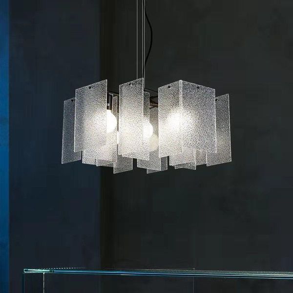 

chandeliers postmodern black chandelier dining room lighting kitchen island home decoration glass fixtures living el hanging lights