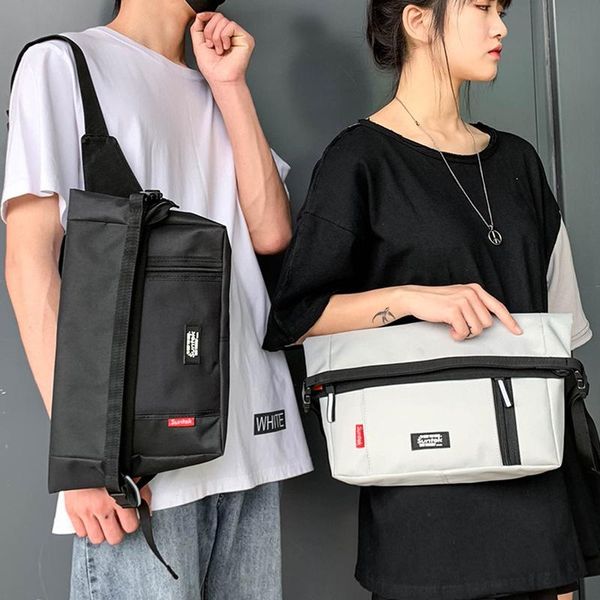 

waist bags high capacity streetwear women chest bag reflective waterproof hip hop fashion trend shoulder fanny pack