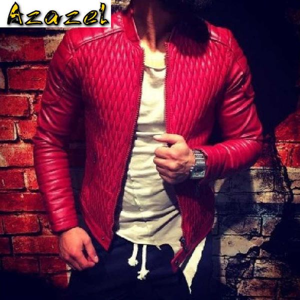

arrivals flight mens leather jackets and coats red and black color plus size xxxl men man pu overcoats for spring b147 211009