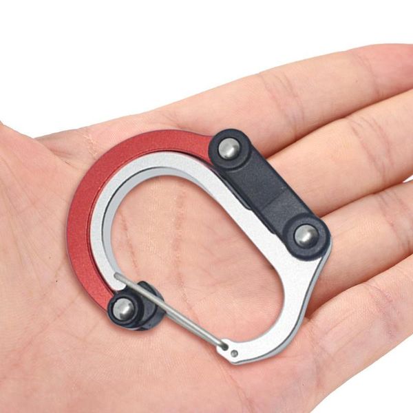 

cords, slings and webbing portable multi-functional carabiner aluminium alloy hooks hanging rings for outdoor travel camping mountaineering