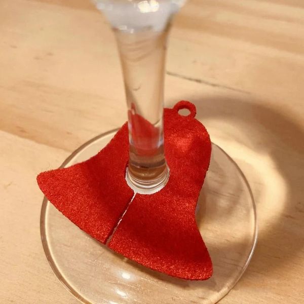 

christmas decorations cup decoration wine glass pendants for home table party year product