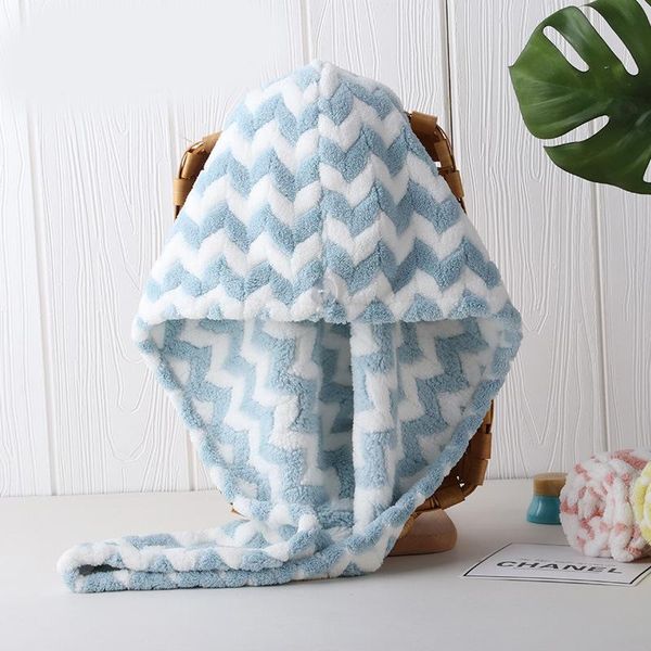 

shower caps cap magic microfiber hair quick-drying towel cute turban dry