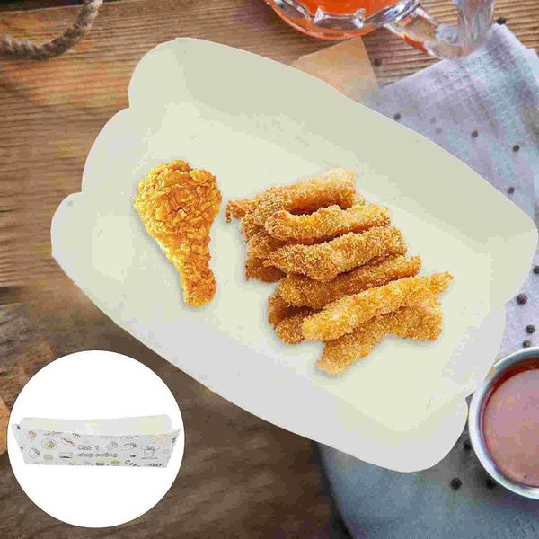 

gift wrap 100pcs disposable snack boxes french fries paper storage