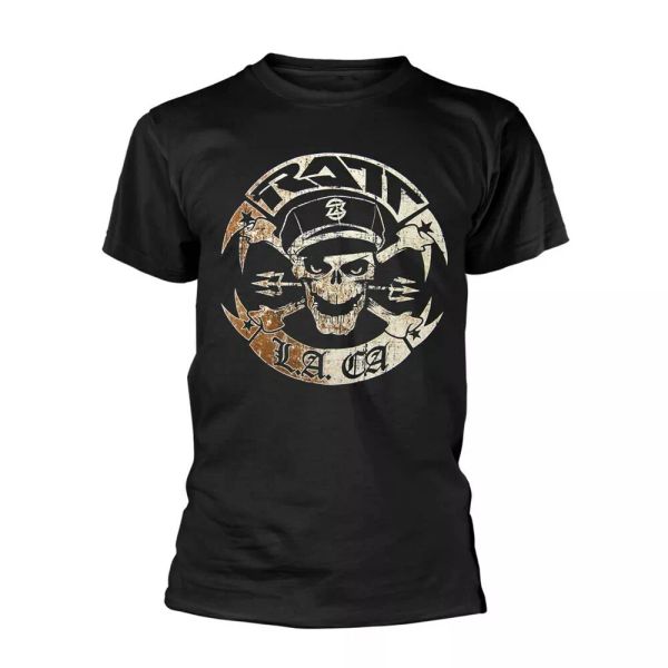 

ratt vintage ratt biker licensed t-shirt men, White;black