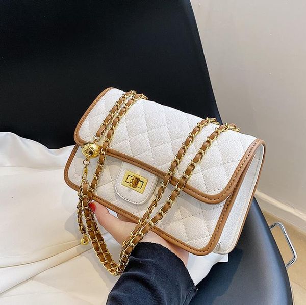 

evening bags women's bag fashion small texture diamond chain messenger
