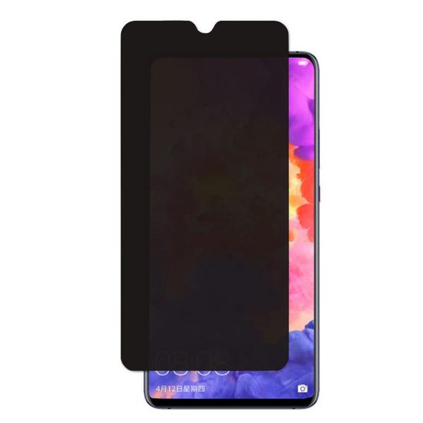 

cell phone screen protectors smartphone full protection 2pc privacy anti-see tempered glass protector for huawei p30 6.1inch