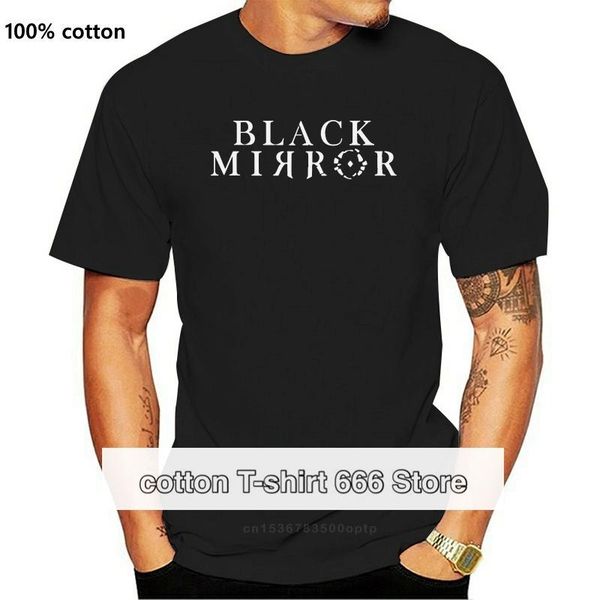 

men's t-shirts 2021 black mirror t shirt men/women hit tv plays printing cotton men t-shirt short tees streetwear plus size, White;black