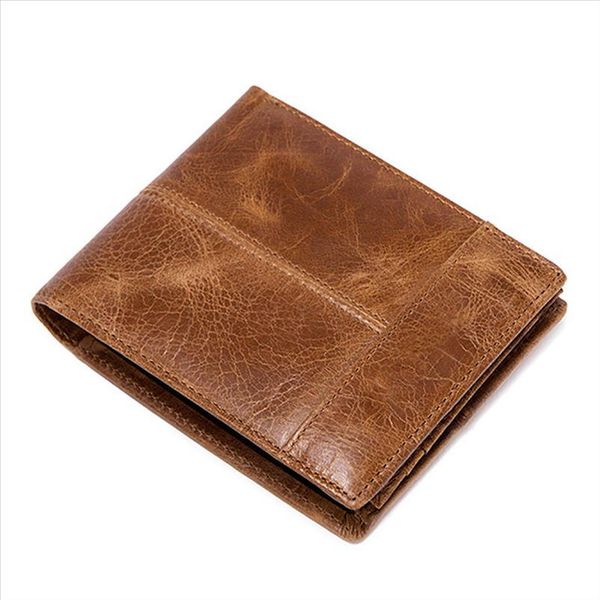 

brand men wallet genuine leather purse pocket clutch bags cow coin bag zipper small money purses, Red;black