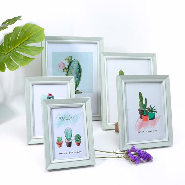 

frames 4 colors nordic style po frame 5-10 inch deskpainting art for home decor table picture diy birthday gifts