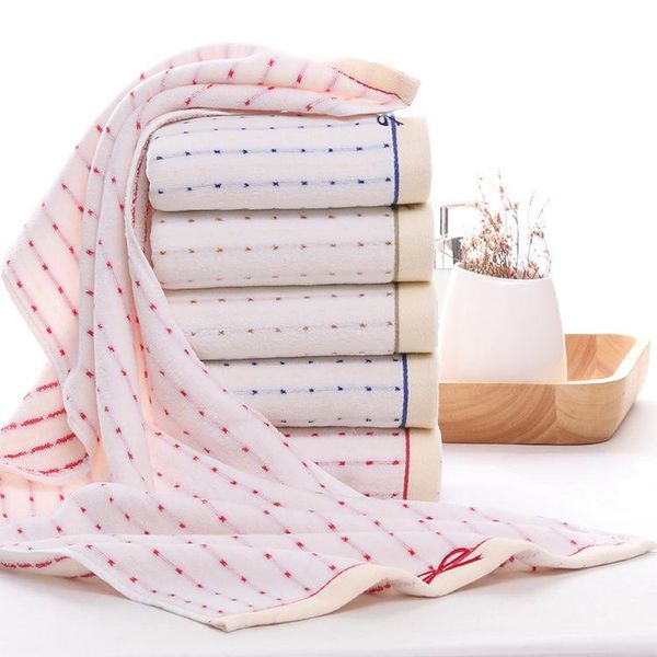 

towel christmas 34x75cm thick cut velvet embroidered bow for face and hand