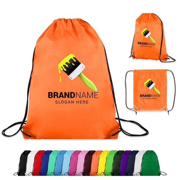 

drawstring 12pc fashion unseix bag polyester draw string backpack