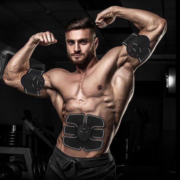 

wireless muscle stimulator soft silicone trainer smart fitness abdominal easy operation electric firm-abs slimming belt accessories
