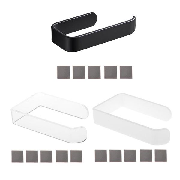 

toilet paper holders wall holder suction stick on self adhesive roll rack no pounching bathroom towel room acrylic