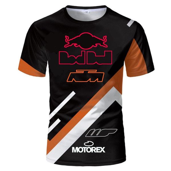 

2021 new men's motorcycle t-shirt racing suit, women's polyester quick-drying off-road downhill, car fans tee, the same style cust