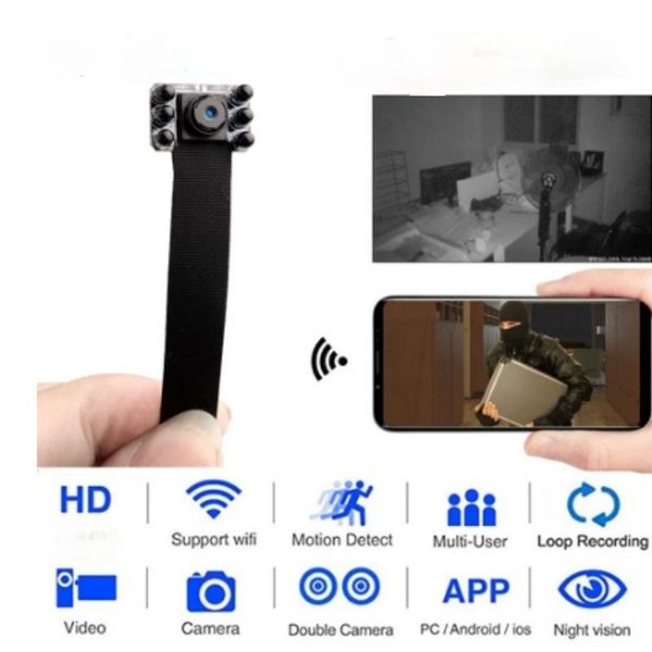 

mini cameras remote connection 4k wifi network camera webcam ip p2p wide angle/night vision wireless cam motion activated camcorder