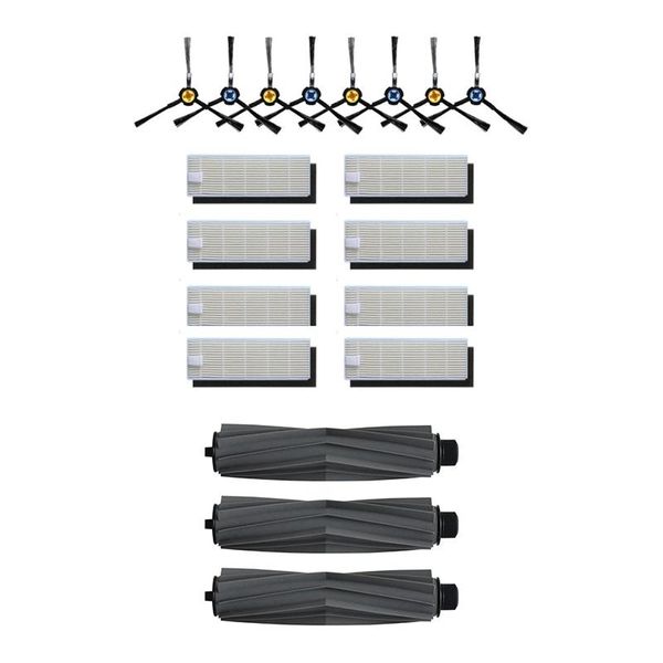 

vacuum cleaners side brush hepa filter with rubber roller replacement kit