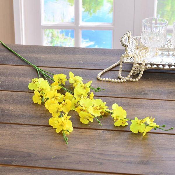 

decorative flowers & wreaths artificial orchid flower realistic fake for home decorations wedding party