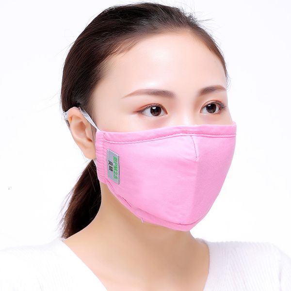 

filters pm2.5 two for haze men's and women's fine zipper opening pure color plaid cotton mask