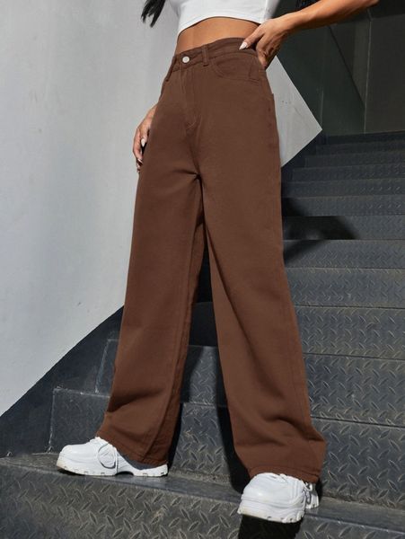 

slant pocket high waist boyfriend jeans 97v0#, Blue