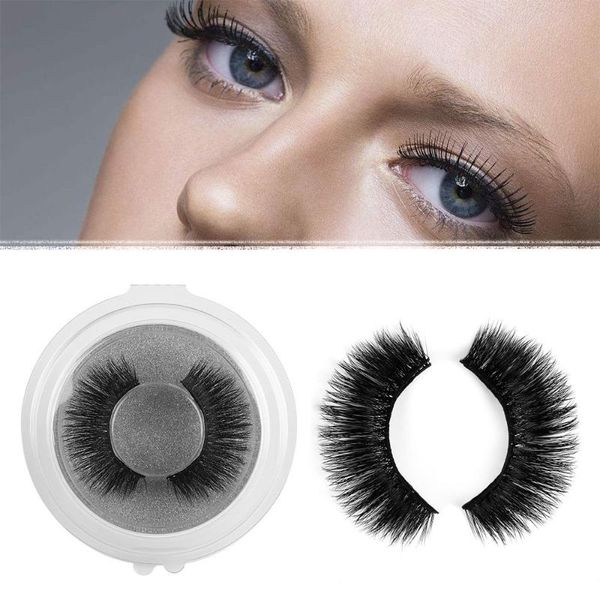 

false eyelashes skonhed 4 pcs voluminous thick soft glue-lashes long dual magnets 3d mink hair extension tools