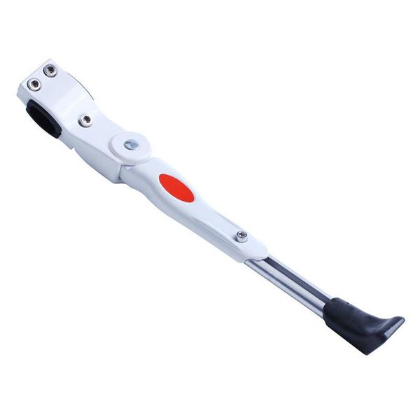

bike pedals white aluminum alloy cycling bicycle kickstand fits 16" 20" 24" 26"