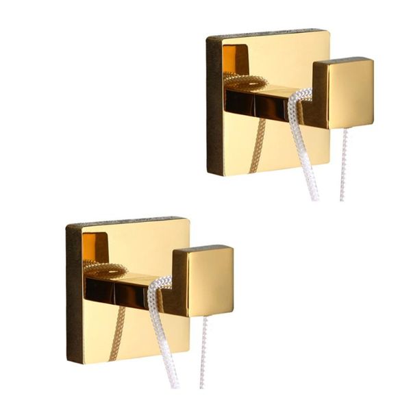 

bath accessory set leyden gold 2pcs robe hooks 304 stainless steel wall mounted clothes towel hook hanger bathroom accessories