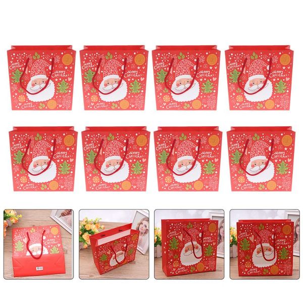 

Gift Wrap 10Pcs Adorable Cartoon Christmas Bags Exquisite Festival Wrapping