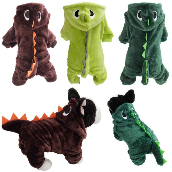 

dinosaur pet cloth autumn and winter dinosaur transformed straight