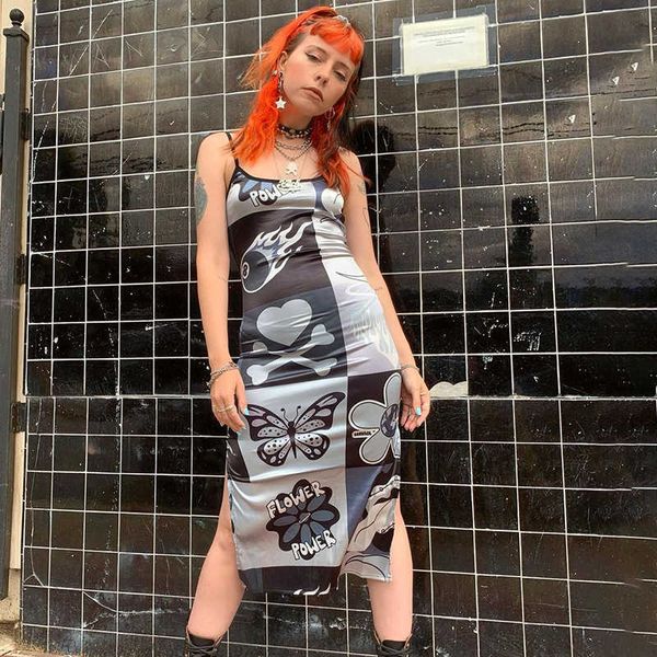 

casual spaghetti strap dress colorful warp light midi lace dress summer dresse's 210712, Black;gray
