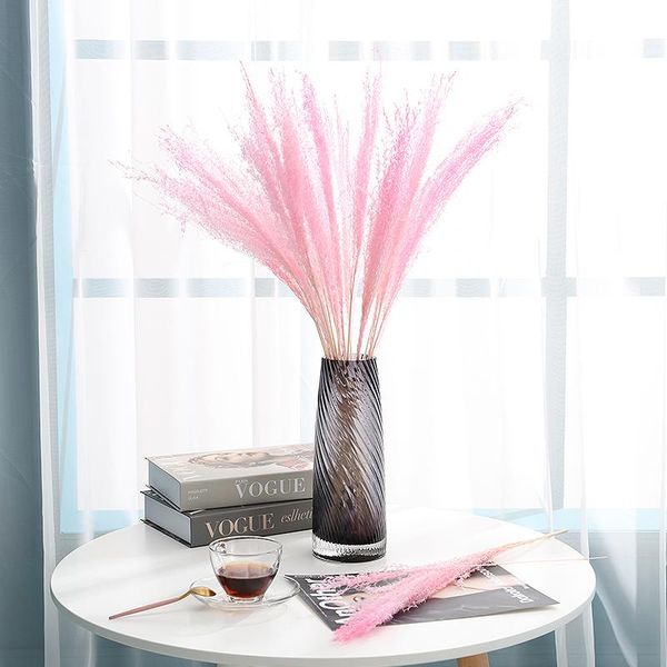 

20pcs natural pampas grass decor wedding phragmites real dried plants christmas decoration flower decorative flowers & wreaths