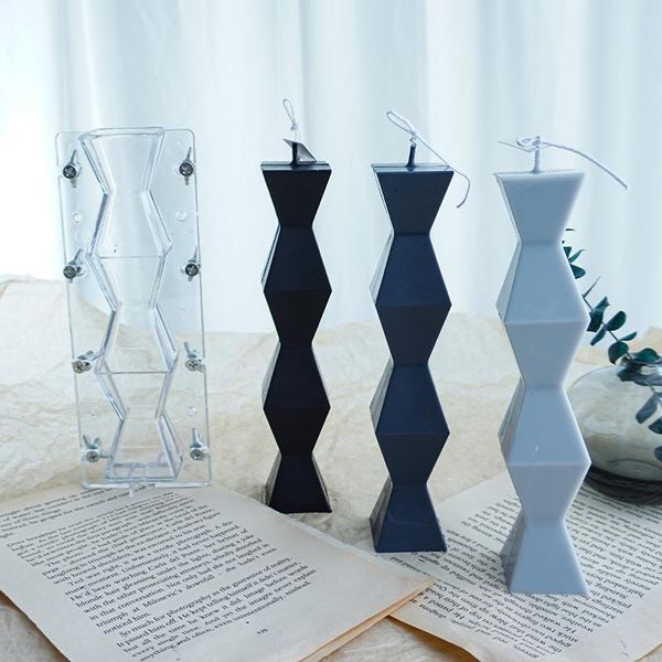 

craft tools speical shaped strip candle mould creative geometry european simple molds home decoration moulds make