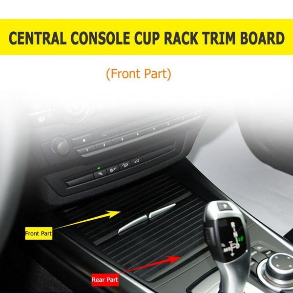 

car organizer vodool center console cup holder storage box slide roller blinds zipper trim cover curtain styling for x5 e70 x6 e71