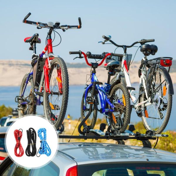 

bike locks 3pcs mountain luggage rope rubber band elastic straps shelf tied ropes