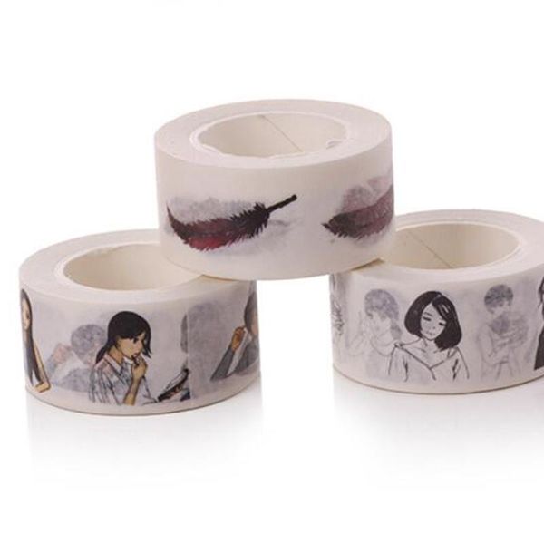 

gift wrap paper washi tape japanese diy planner masking adhesive tapes stickers decorative stationery