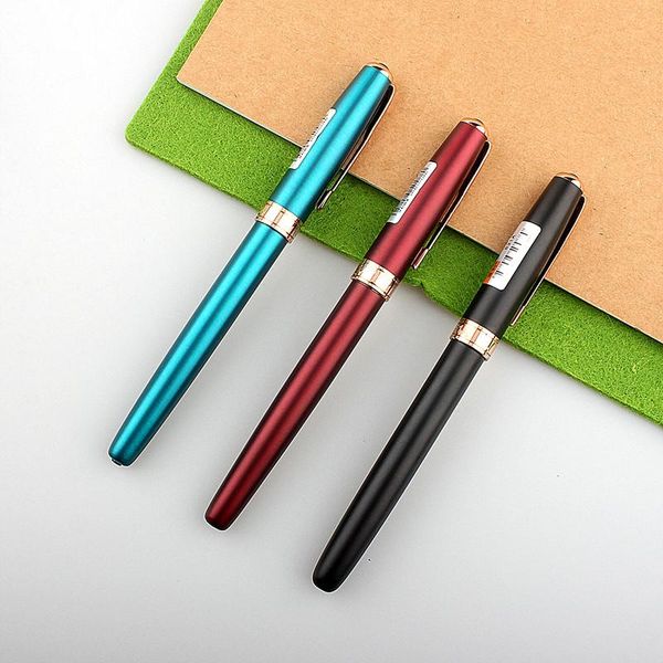 

fountain pens retro chain mail pen, rose gold arrow clip, fine nib, office finance school writing supplies a6488