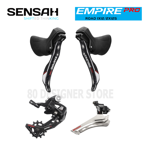 

bike derailleurs sensah empire pro carbon fiber 2x12 speed road shifter 22s groupset , for derailleur 5800 r7000 6800, compatible 11-34t cs