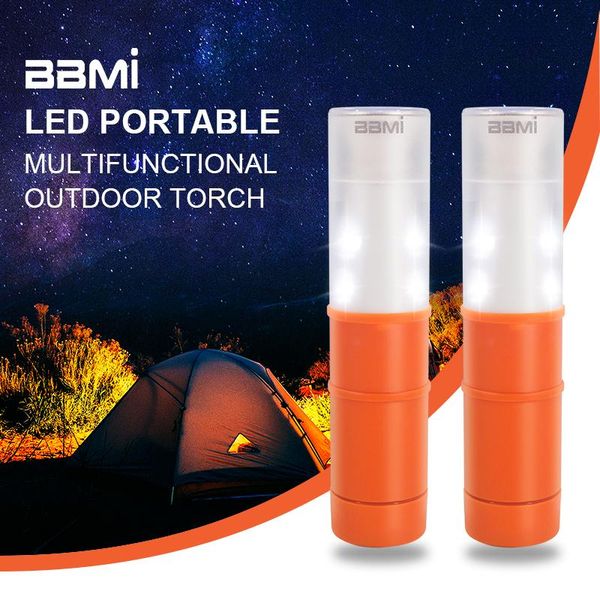 

multifunction portable led torch light rechargeable for camping bicycle traffic