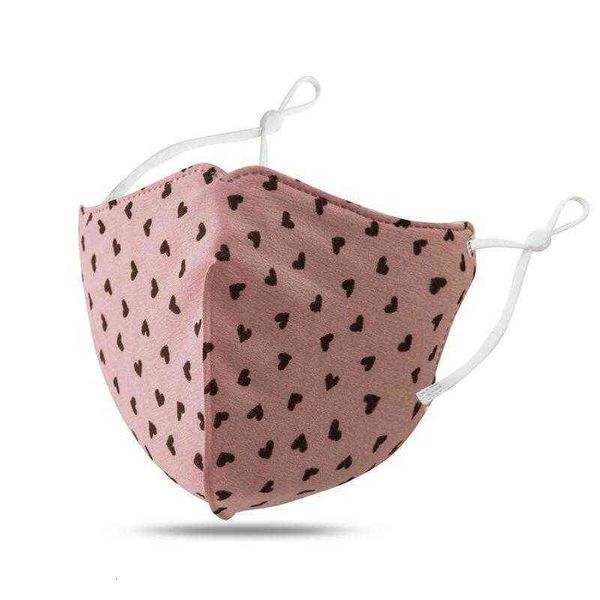 

cotton adjustable ear buckle riding color printing dust mask can be washed exlh