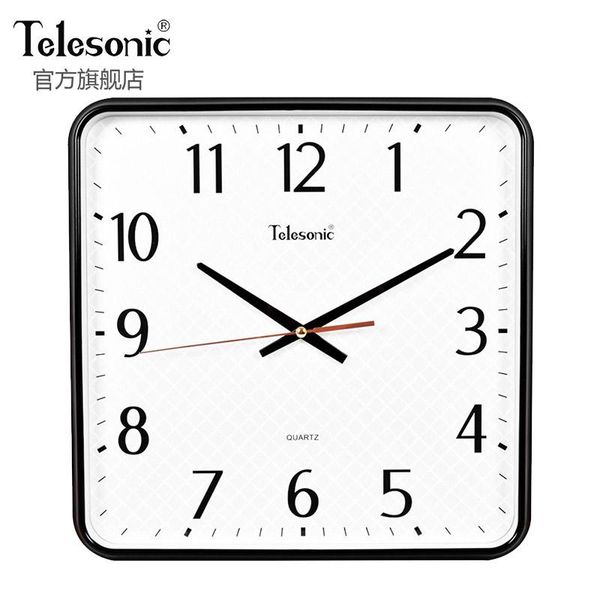 

wall clocks modern clock large living room square watch home decor silent sweep movement relogio de parede gift fz293