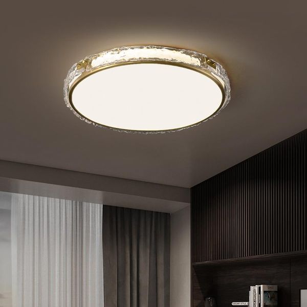

ceiling lights modern light luxury copper lamp bedroom study balcony entrance hallway