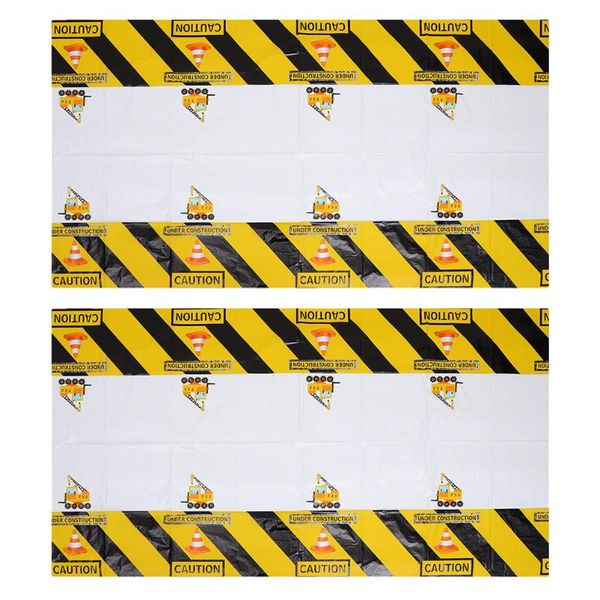 

table cloth 2pcs party disposable tablecloth workers banquet desk protective cover