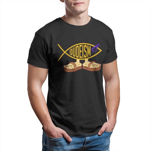 

men's t-shirts t-shirt dudeism tshirt design protaganist the big lebowski chinese taoism garmenÂ crossfit bakugou noveltyÂ teesÂ 127658, White;black