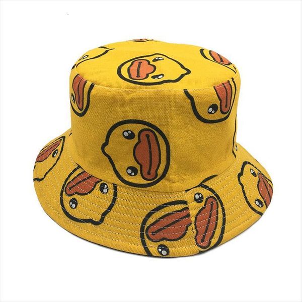 

summer foreign trade selling yellow duck rabbit sun hat men and women fisherman caps protection panama bucket f87, Blue;gray