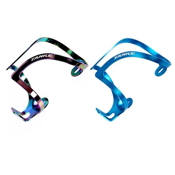 

water bottles & cages 2set tanke bike bottle cage ultralight aluminum alloy holder cycling accessories for mtb road bicycle blue color